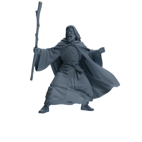 MRY-SFW SSTR293 Medieval Merlin Wizard Garrison Four-Person Group
