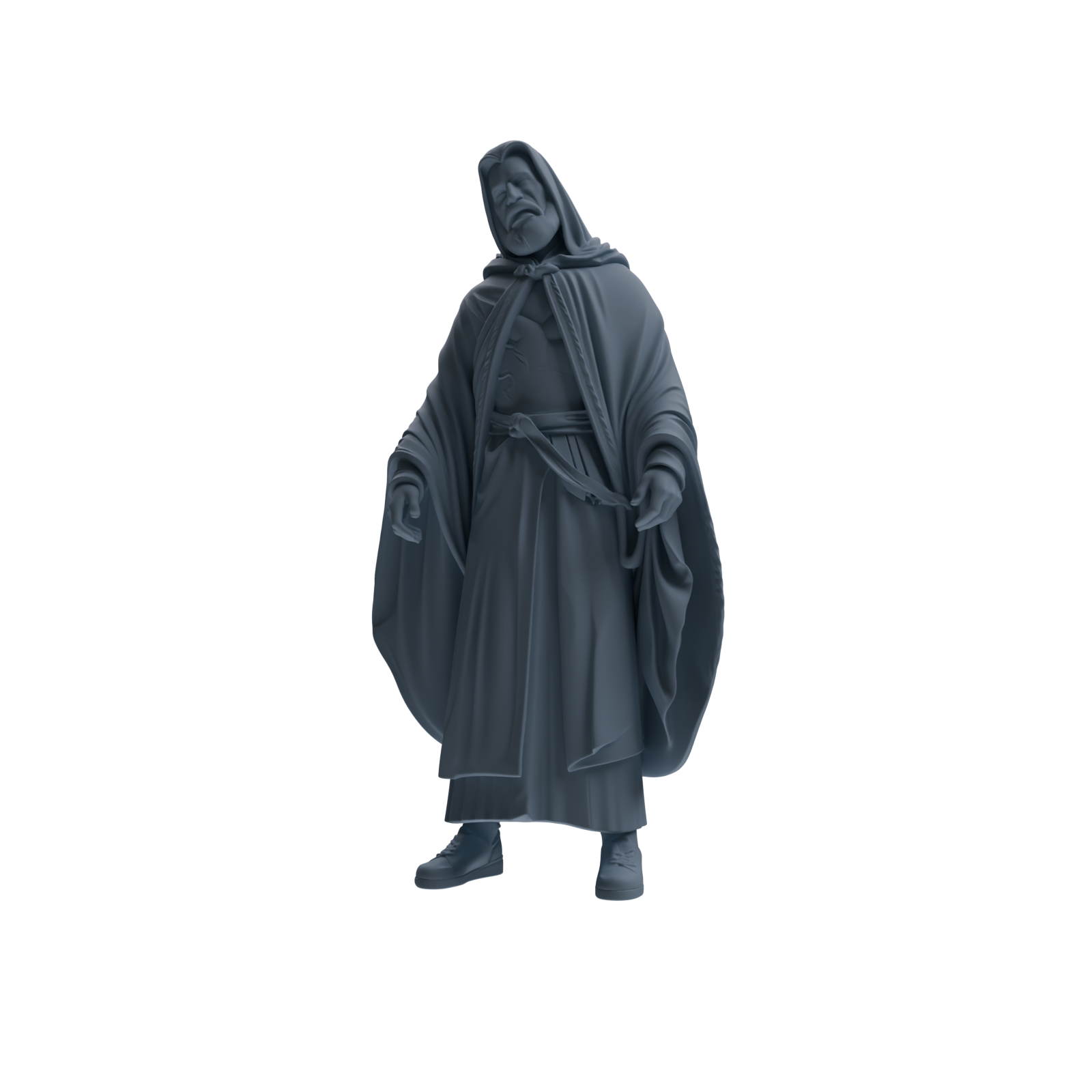 MRY-SFW SSTR288 Medieval Merlin Wizard Conversation Four-Person Group Secondary image