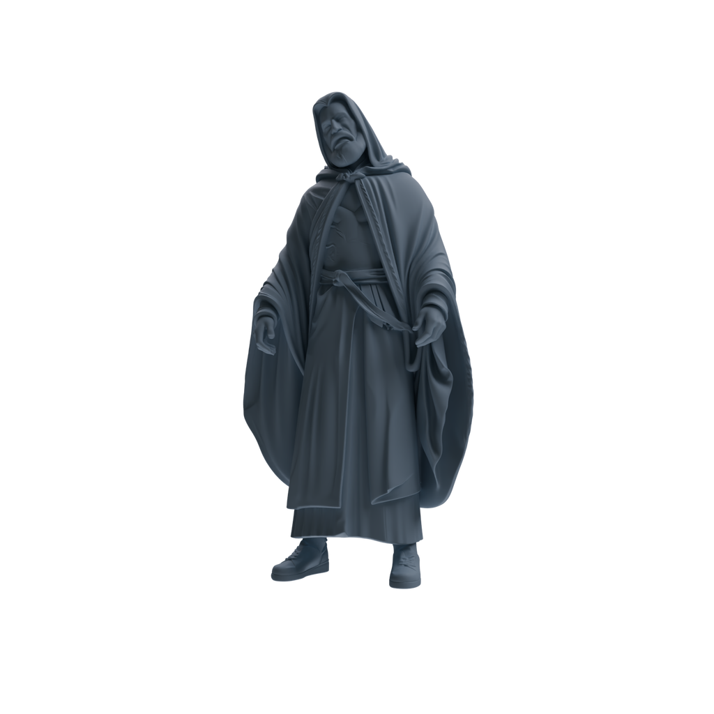 MRY-SFW SSTR288 Medieval Merlin Wizard Conversation Four-Person Group