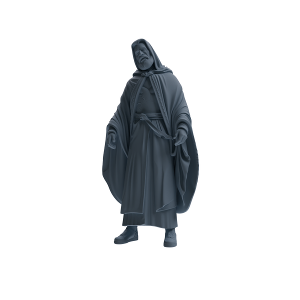 MRY-SFW SSTR288 Medieval Merlin Wizard Conversation Four-Person Group