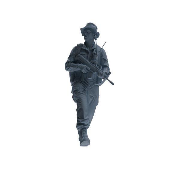 MRY-SFW SSTR144 Miniatures Soldier Model Kit War of Hyenas Modern Canadian Army Four-Person Patrol Group