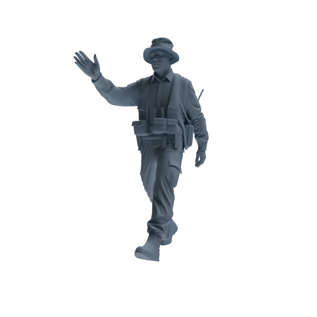 MRY-SFW SSTR146 Miniatures Soldier Model Kit War of Hyenas Modern Canadian Army Four-Person Tactics Group