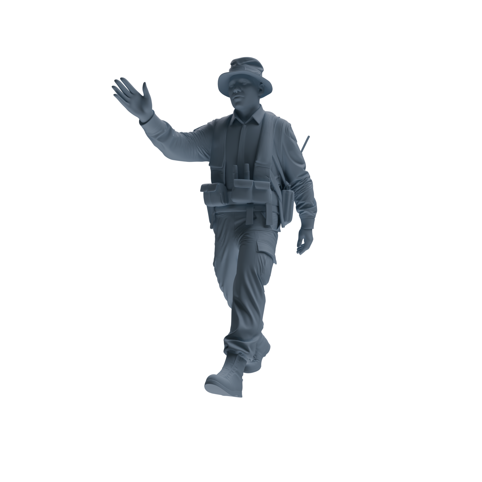 MRY-SFW SSTR146 Miniatures Soldier Model Kit War of Hyenas Modern Canadian Army Four-Person Tactics Group — detail view 3
