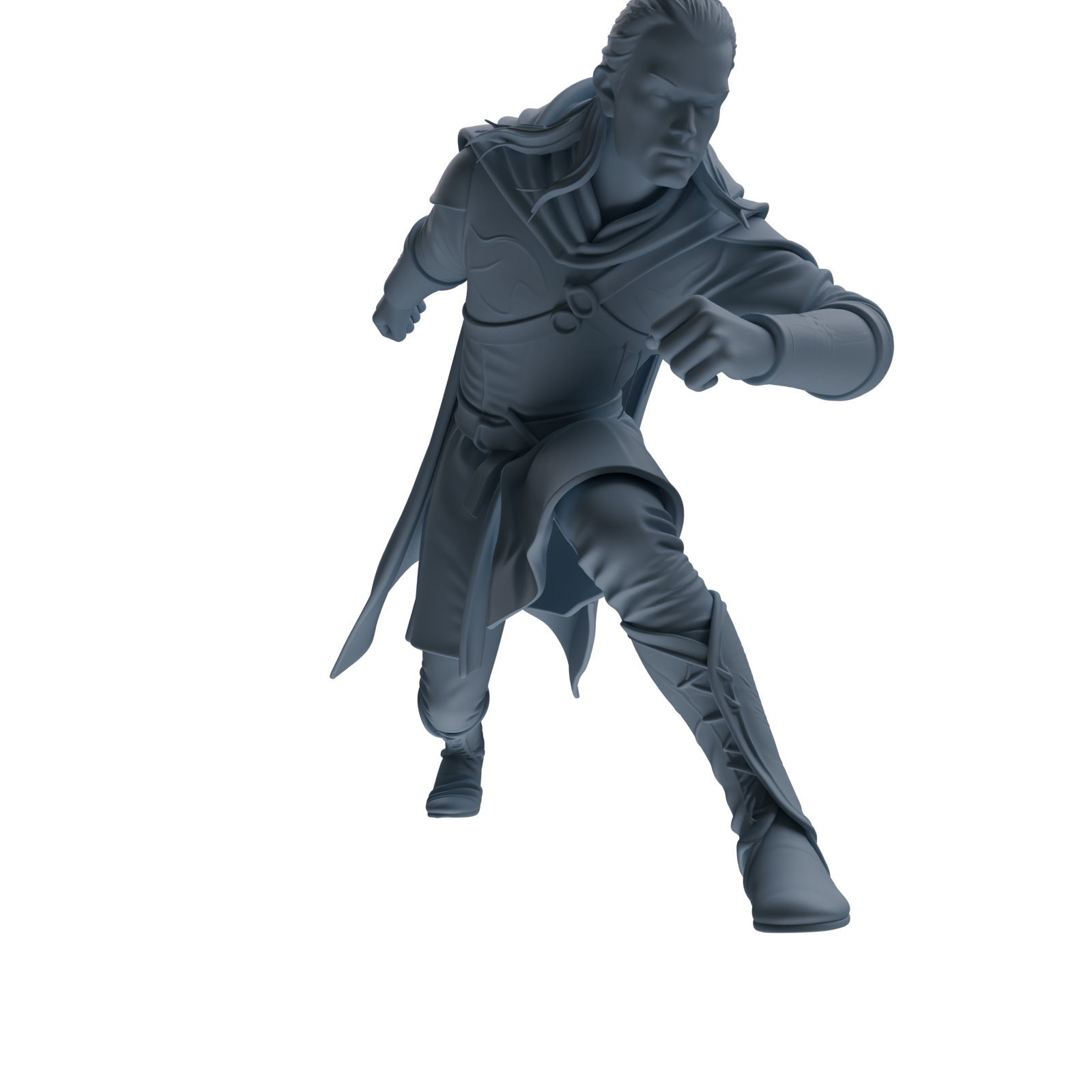 MRY-SFW SSTR303 Medieval Elf-King Combat Four-Person Group — detail view 3