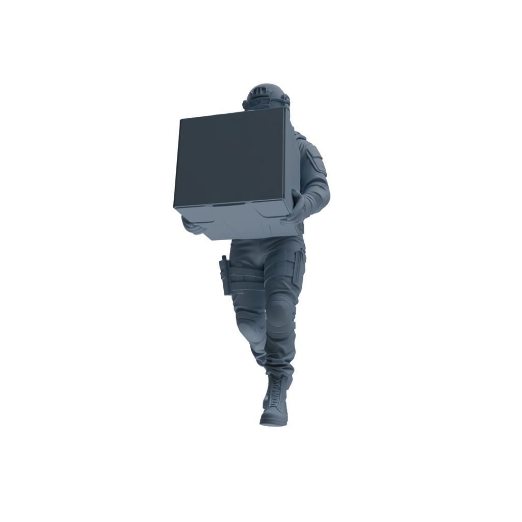 MRY-SFW SSTR344 Modern American Mercenary Carrying Four-Person Group