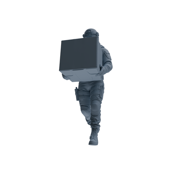 MRY-SFW SSTR344 Modern American Mercenary Carrying Four-Person Group