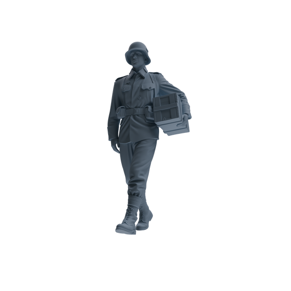 MRY-SFW SSTR220 WWII French Army Logistics Soldier Logistics Four-Person Group