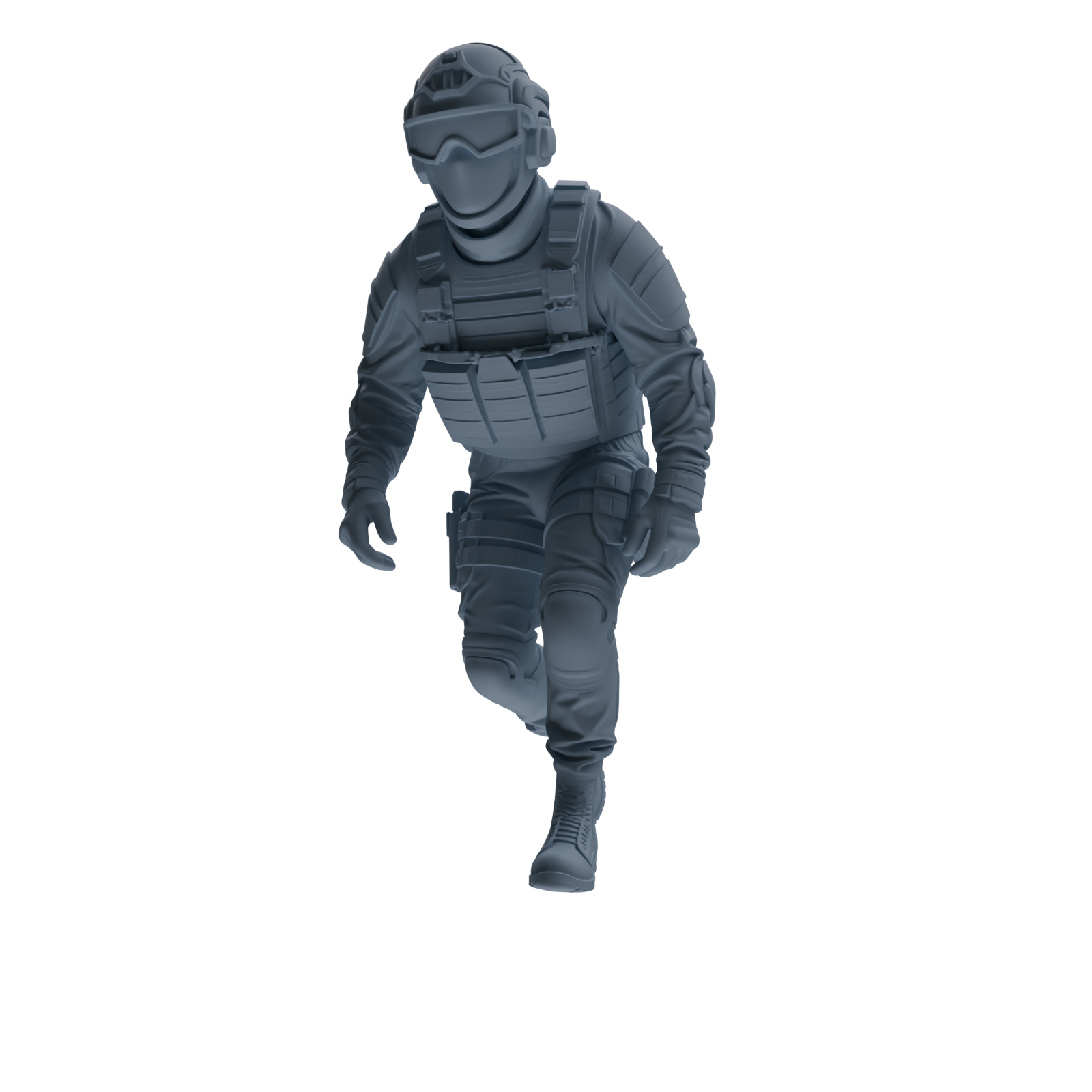 MRY-SFW SSTR361  Modern American Mercenary Combat 2 Four-Person Group — detail view 4
