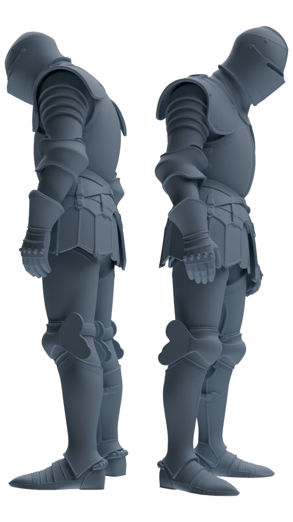 MRY-SFW SSTR097 Miniatures Soldier Model Kit Medieval Knight Six-Person Reprimand Group