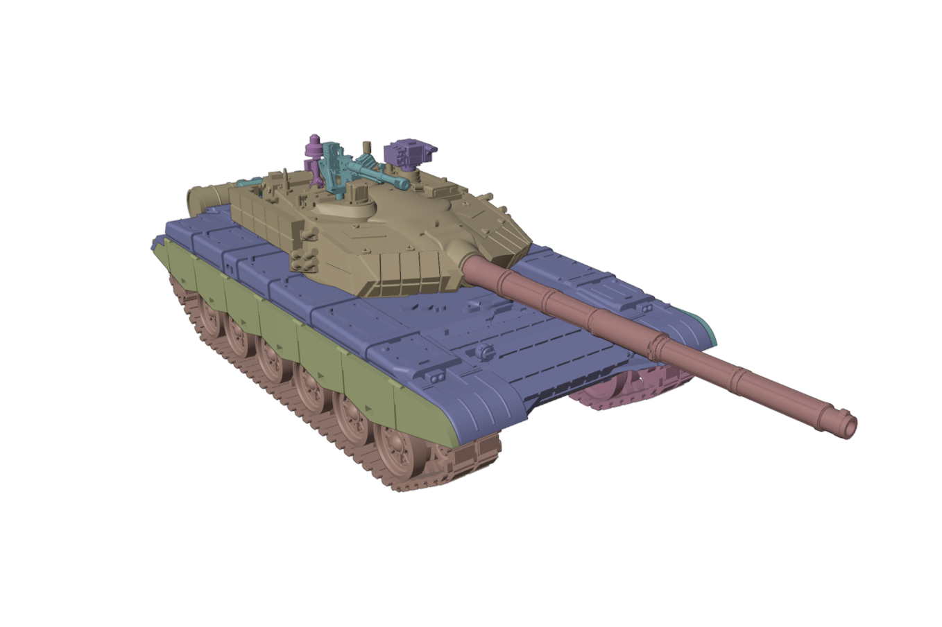 SSMODEL MODEL KIT 1/144 ZTZ-99 Phase II renovation TANK VMBT144CHN0003 — detail view 6