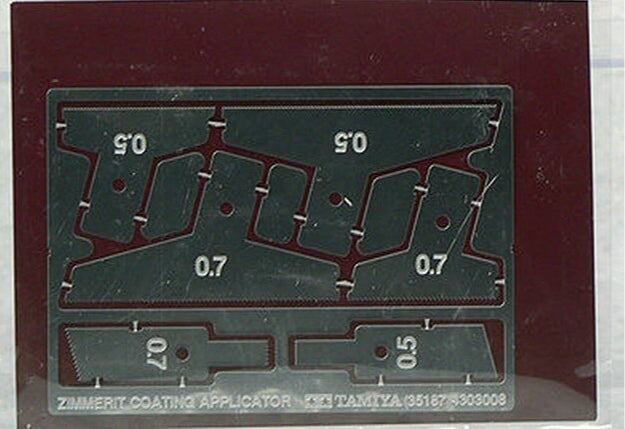 Tamiya 35187 1/35 1/48 Scale Tank Model Zimmerit Coating Photo Etched Applicator Main image