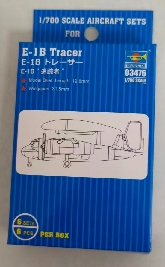 Trumpeter 03476 1/700 E-1B Tracer Fighter Assembly Model Kit Secondary image