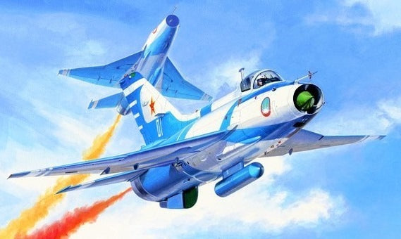 Trumpeter 02862 1/48 J-7GB Chinese Fighter Military Aircraft Plane Model Kit Main image