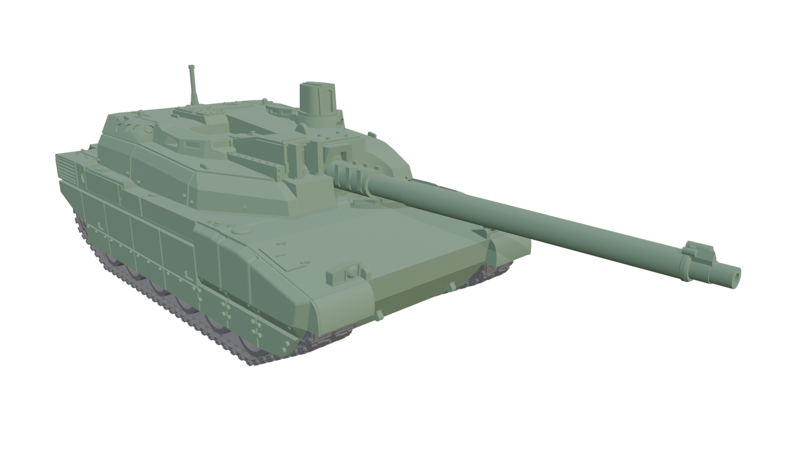 SSMODEL MODEL KIT 1/144 AMX-56 Leclerc S1  Tank VMBT144FRA0003 Secondary image
