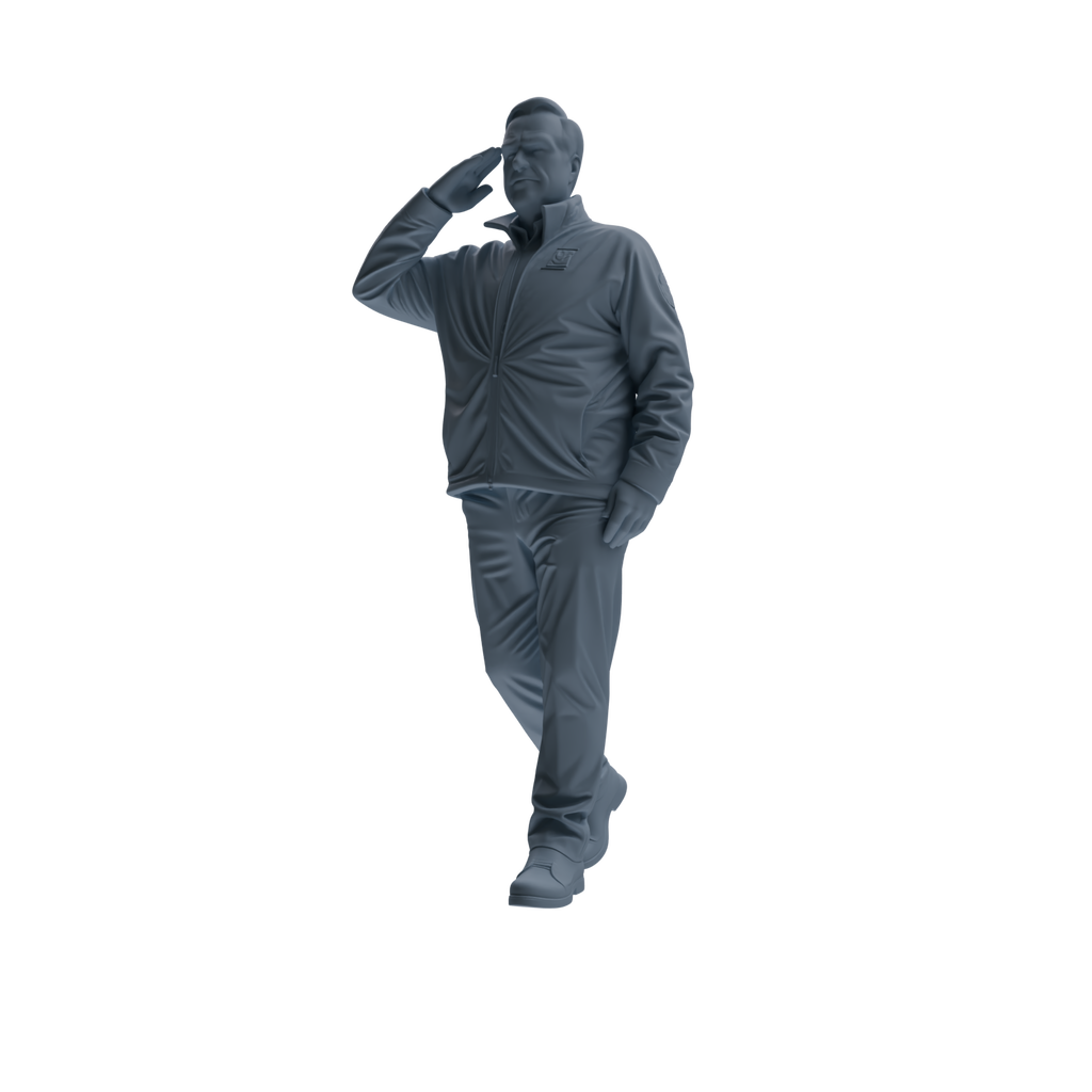 MRY-SFW SSTR117 Miniatures Soldier Model Kit Boston Attack Modern Boston Police Four-Person Saluting Group 1