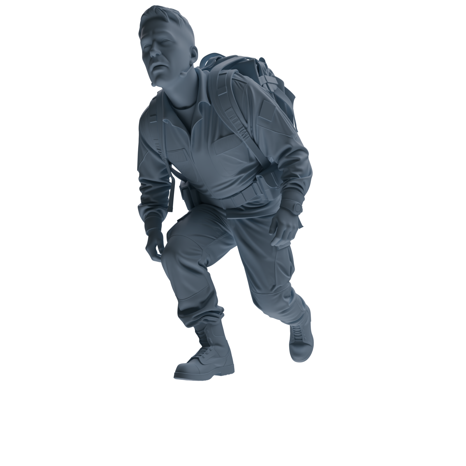 MRY-SFW SSTR146 Miniatures Soldier Model Kit War of Hyenas Modern Canadian Army Four-Person Tactics Group — detail view 4