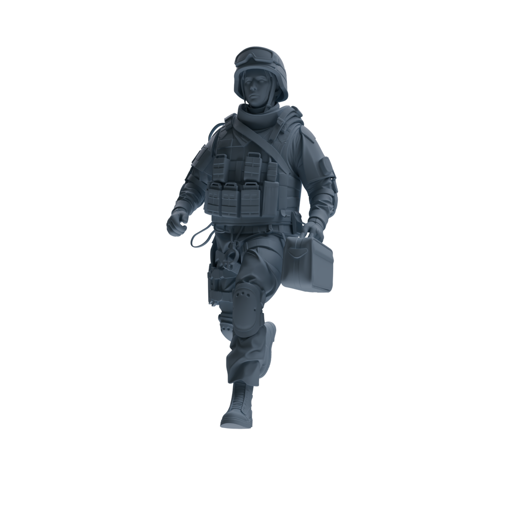 MRY-SFW SSTR329 Modern Counter-Terrorism SWAT Fire Support Operator Rescue 2 Four-Person Group