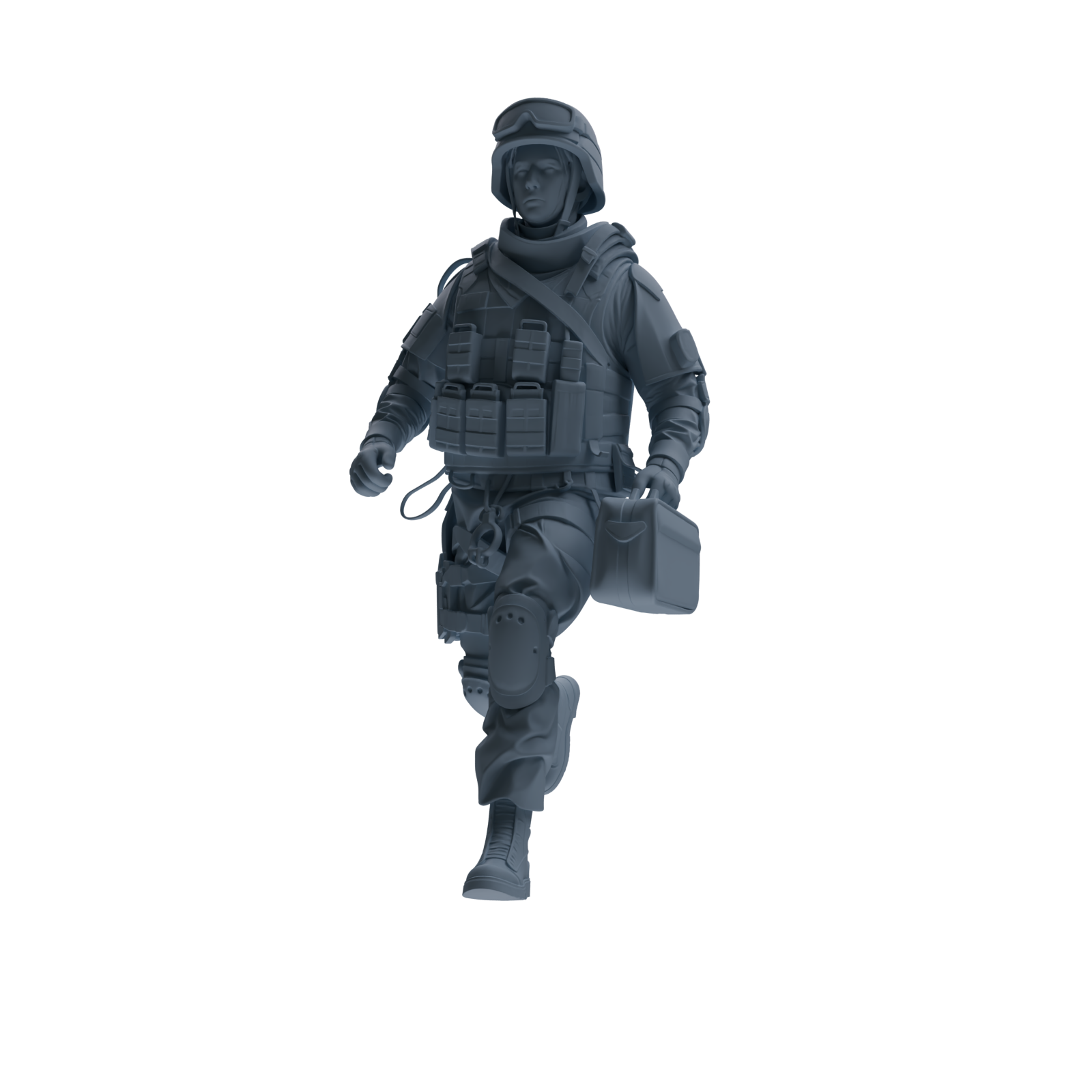 MRY-SFW SSTR329 Modern Counter-Terrorism SWAT Fire Support Operator Rescue 2 Four-Person Group — detail view 4
