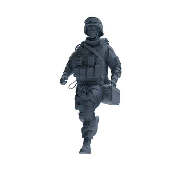MRY-SFW SSTR329 Modern Counter-Terrorism SWAT Fire Support Operator Rescue 2 Four-Person Group