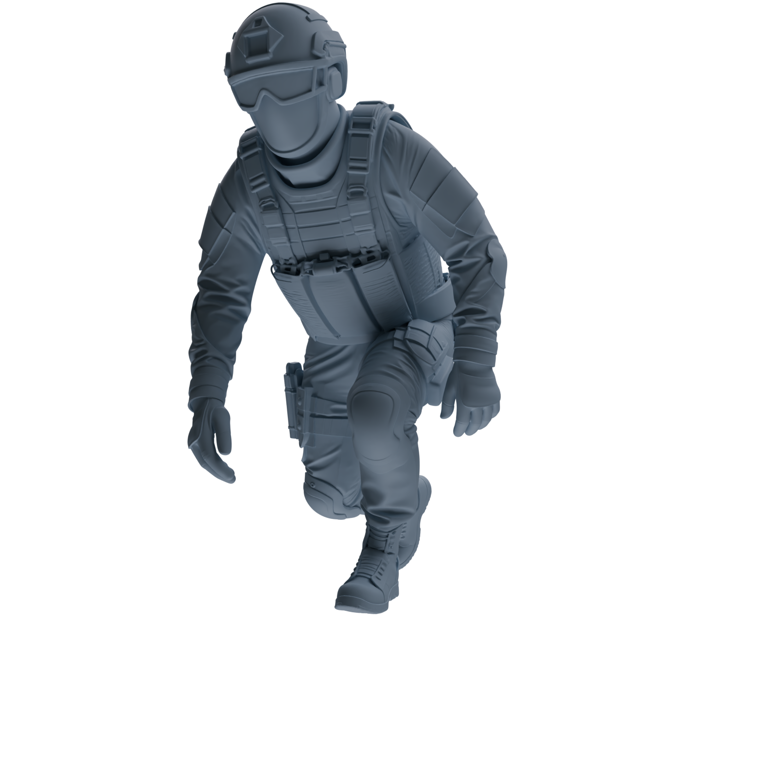 MRY-SFW SSTR361  Modern American Mercenary Combat 2 Four-Person Group — detail view 5