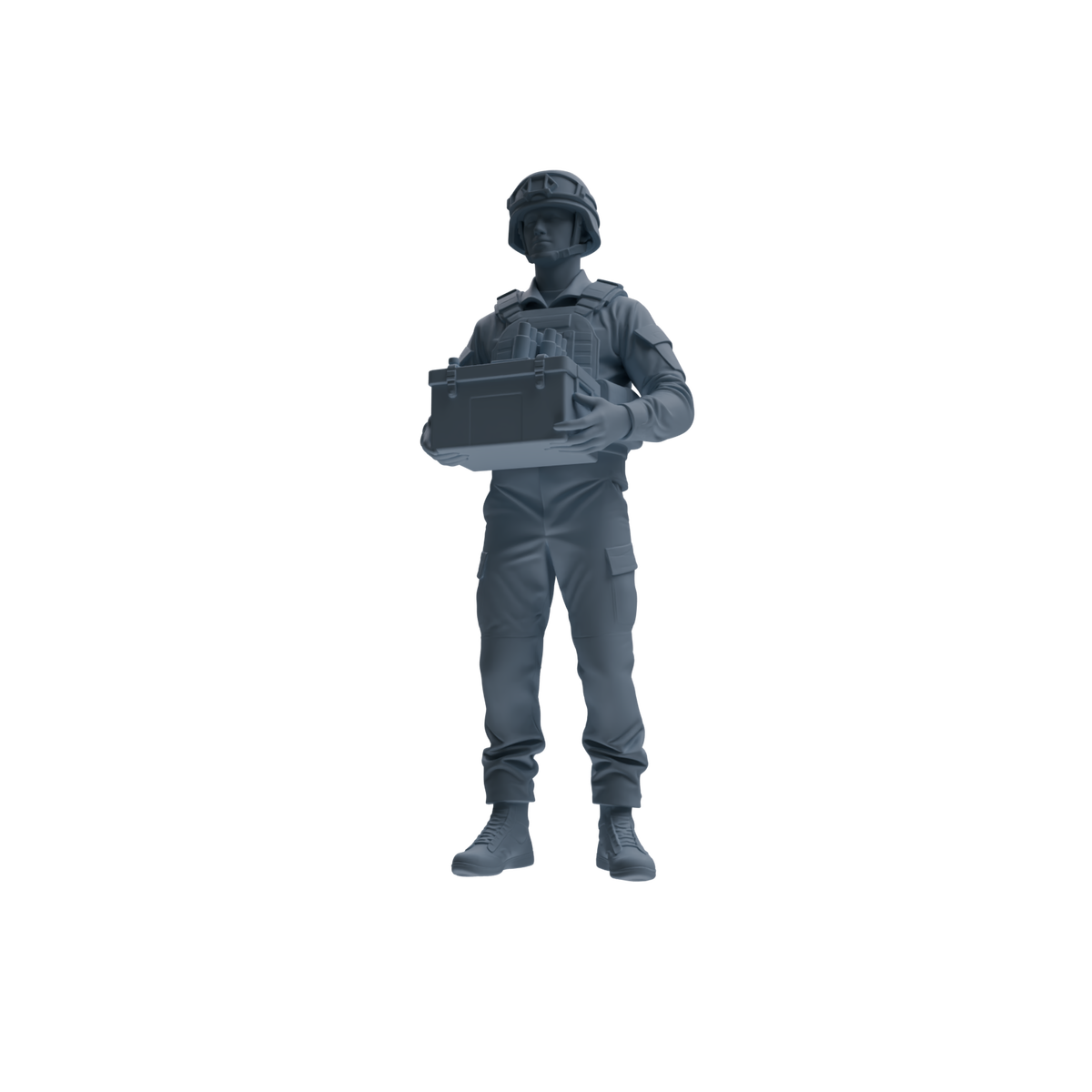 MRY-SFW SSTR238 Modern French Army Logistics Soldier Picnic Four-Person Group — detail view 4