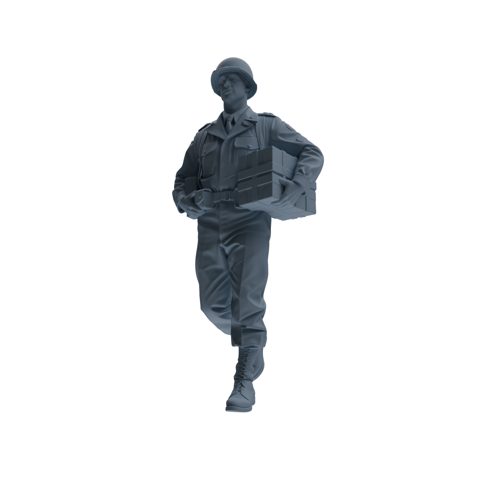 MRY-SFW SSTR225 WWII U.S. Army Logistics Soldier Logistics Four-Person Group — detail view 4