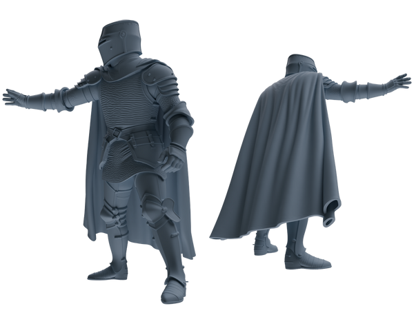 MRY-SFW SSTR086 Miniatures Soldier Model Kit Medieval Knight Six-Person Submission Group