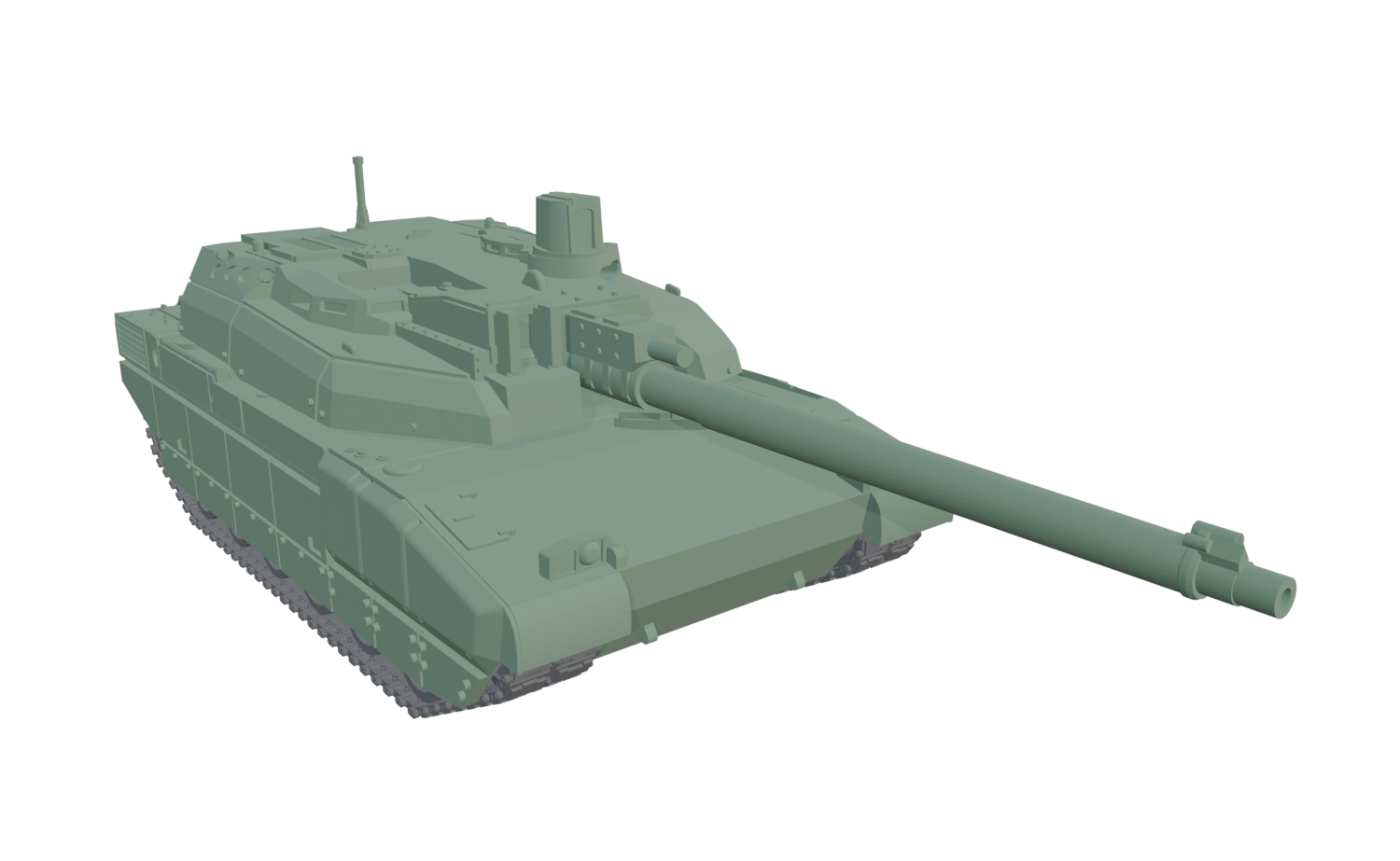 SSMODEL MODEL KIT 1/144 AMX-56 Leclerc S2 Tank VMBT144FRA0004 Secondary image