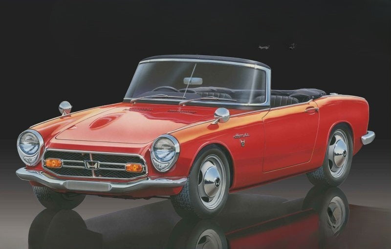 Fujimi 04693 ID104 1/24 Scale Model Sports Car Kit Honda S800 Roadster/Coupe