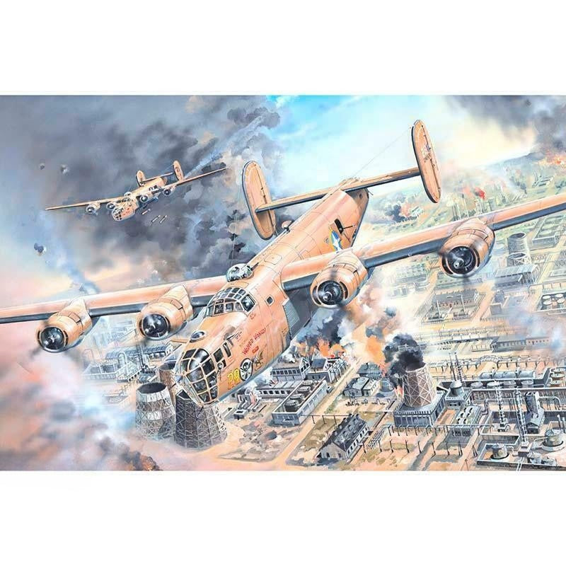 US Stock 1/32 Hobbyboss 83212 US B-24D Liberator Bomber Aircraft Model Airplane Main image