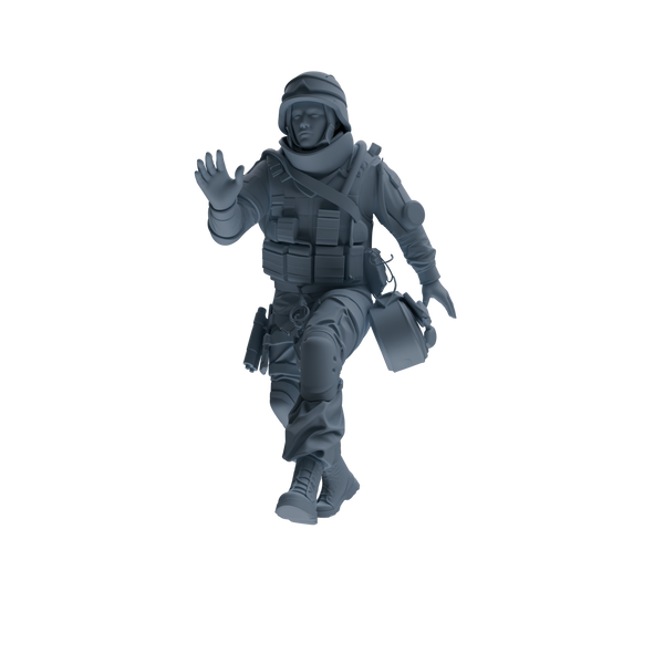 MRY-SFW SSTR329 Modern Counter-Terrorism SWAT Fire Support Operator Rescue 2 Four-Person Group