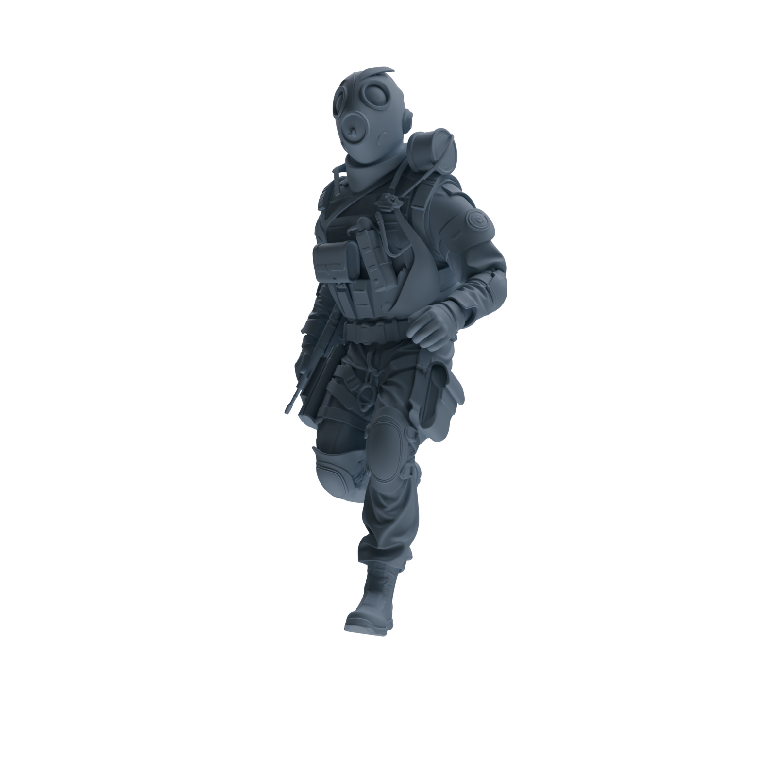 MRY-SFW SSTR343 Modern Counter-Terrorism SWAT Breacher Combat 4 Four-Person Group — detail view 5