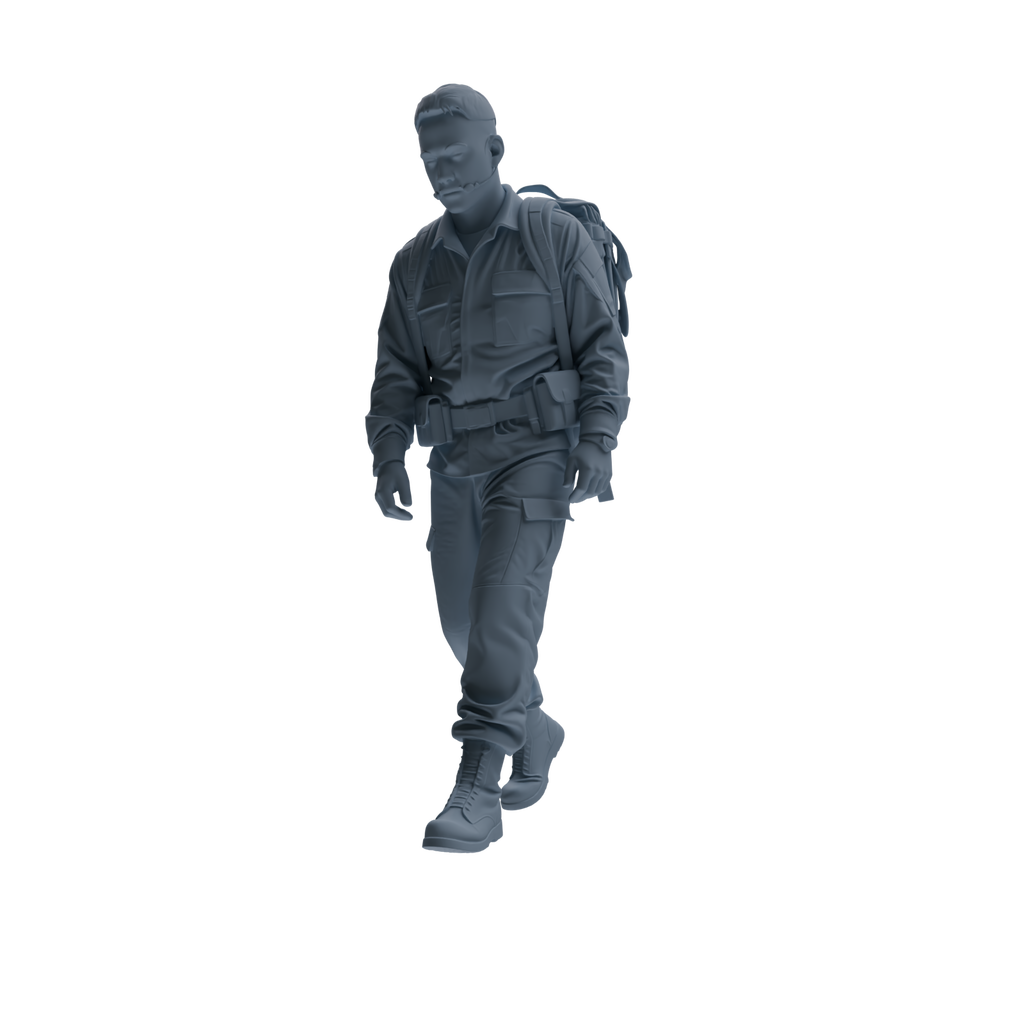 MRY-SFW SSTR144 Miniatures Soldier Model Kit War of Hyenas Modern Canadian Army Four-Person Patrol Group