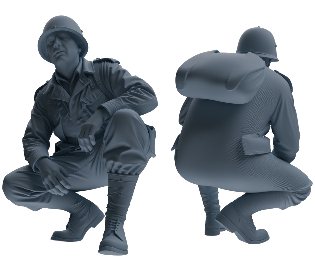 MRY-SFW SSTR063 Miniatures Soldier Model Kit Hacksaw Ridge Rescue Story WWII U.S. Army Six-Person Tactics Group