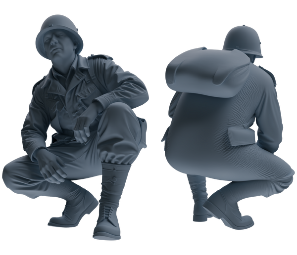 MRY-SFW SSTR063 Miniatures Soldier Model Kit Hacksaw Ridge Rescue Story WWII U.S. Army Six-Person Tactics Group