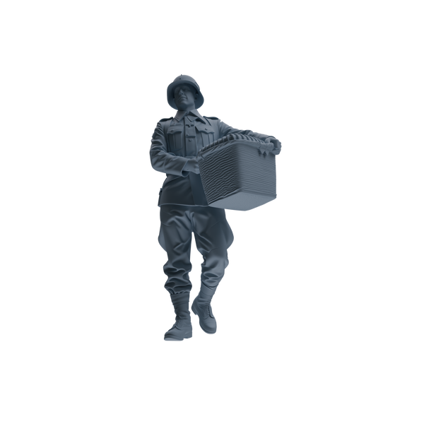MRY-SFW SSTR220 WWII French Army Logistics Soldier Logistics Four-Person Group