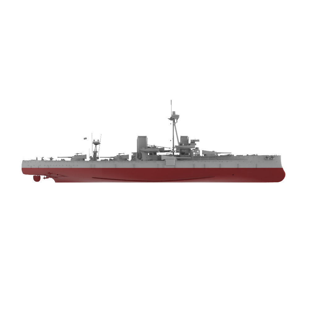 RHWS041S   Military Model Kit Full Hull British HMS Dreadnought