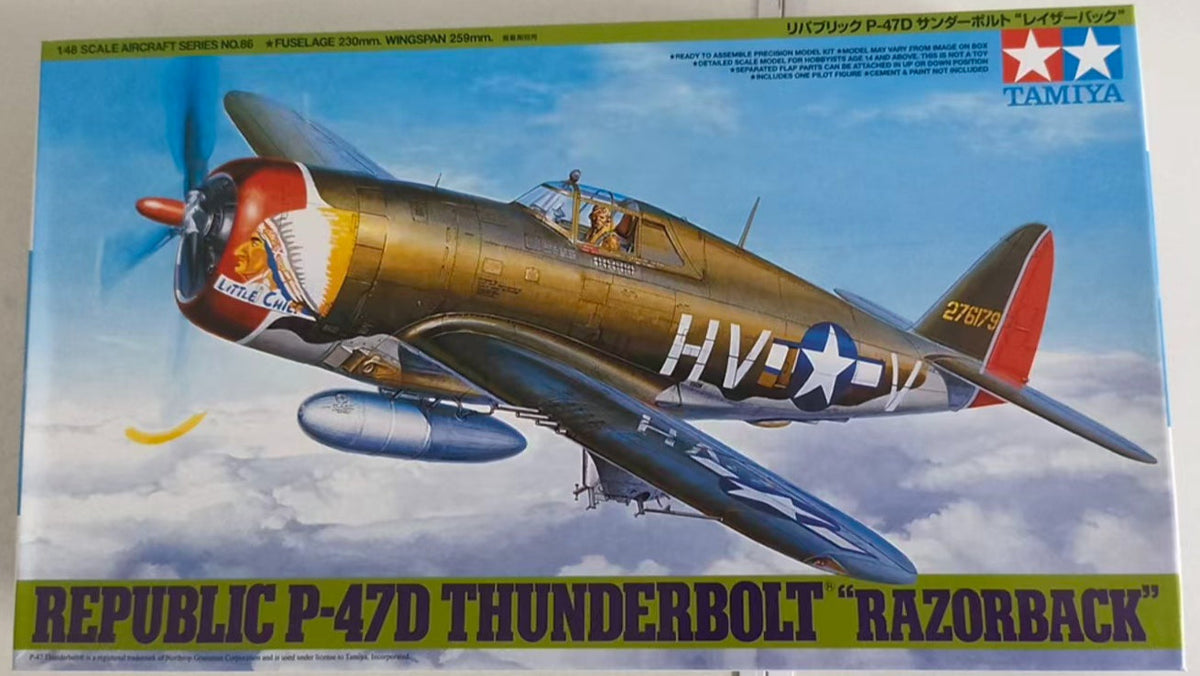Academy AC12492 Model kit 1/72 Republic P-47D Thunderbolt 'Razorback' Main image