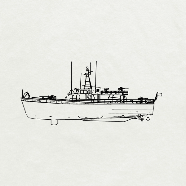 SSMODEL SSC771  Military Model USN PGM-59 Class Kim Qui (HQ 605) Water Line