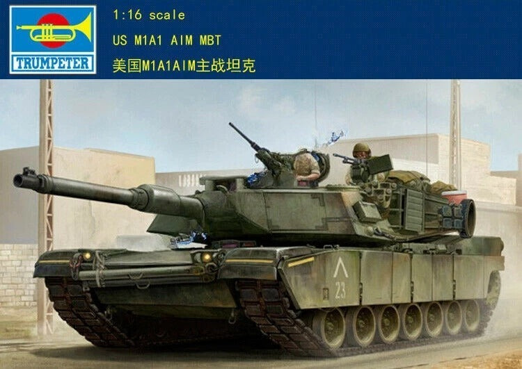 1/16 Trumpeter No. 00926 US M1A1 AIM MAIN BATTLE TANK New in Box Main image