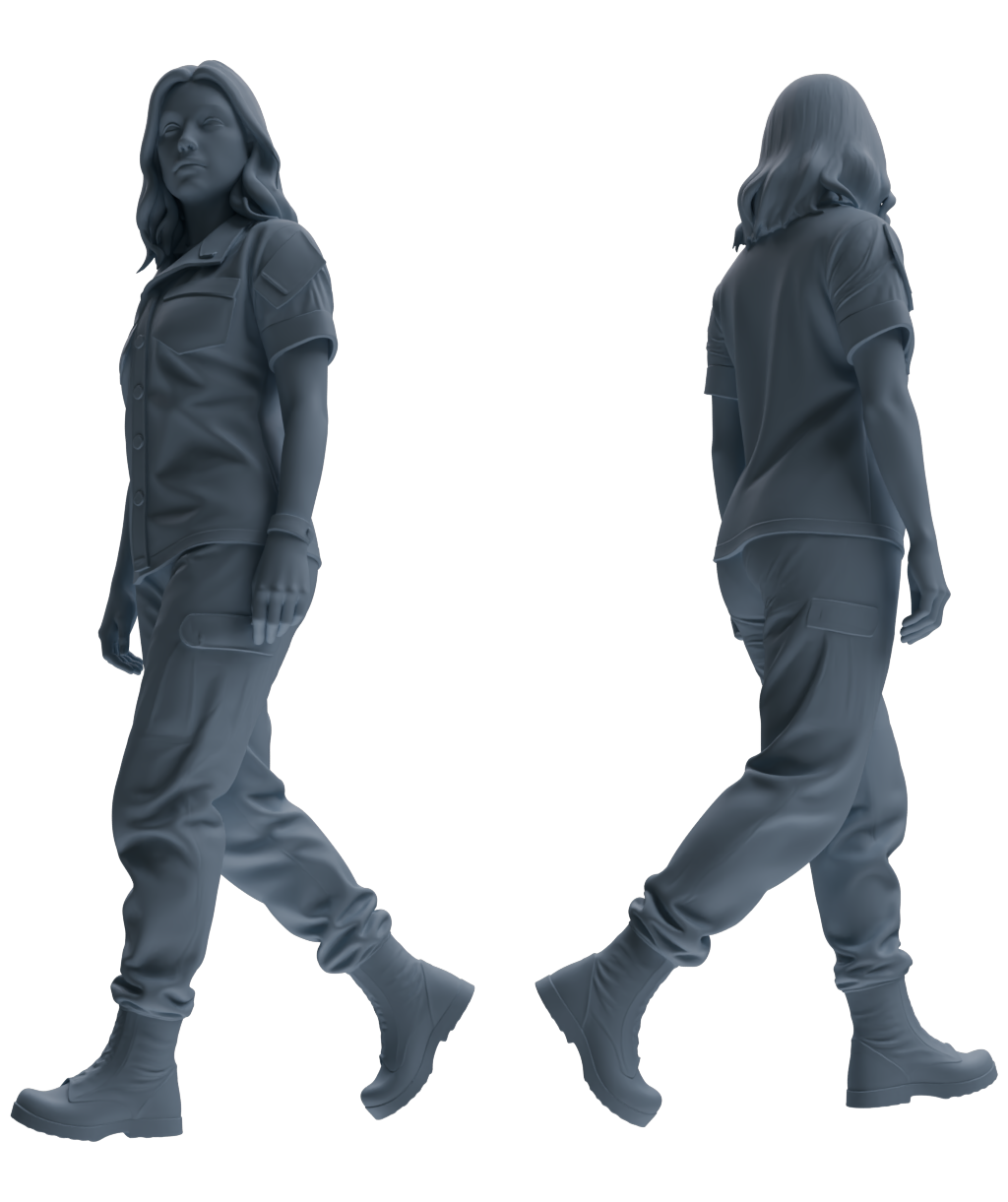 MRY-SFW SSTR022 Miniatures Soldier Model Kit Modern Navy SEAL Six-Person Patrol Group — detail view 6