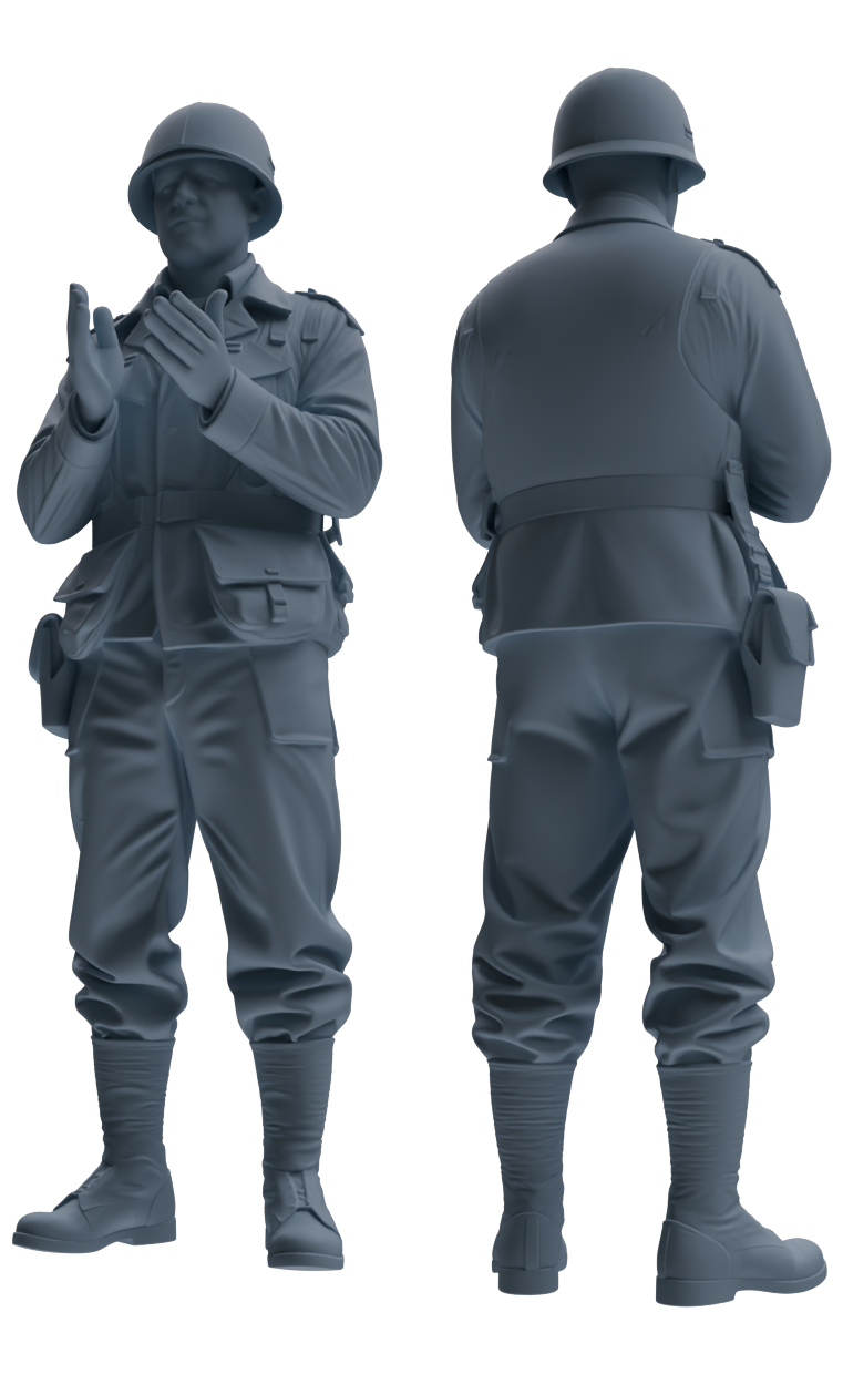 MRY-SFW SSTR055 Miniatures Soldier Model Kit Hacksaw Ridge Rescue Story WWII U.S. Army Six-Person Rescue Group