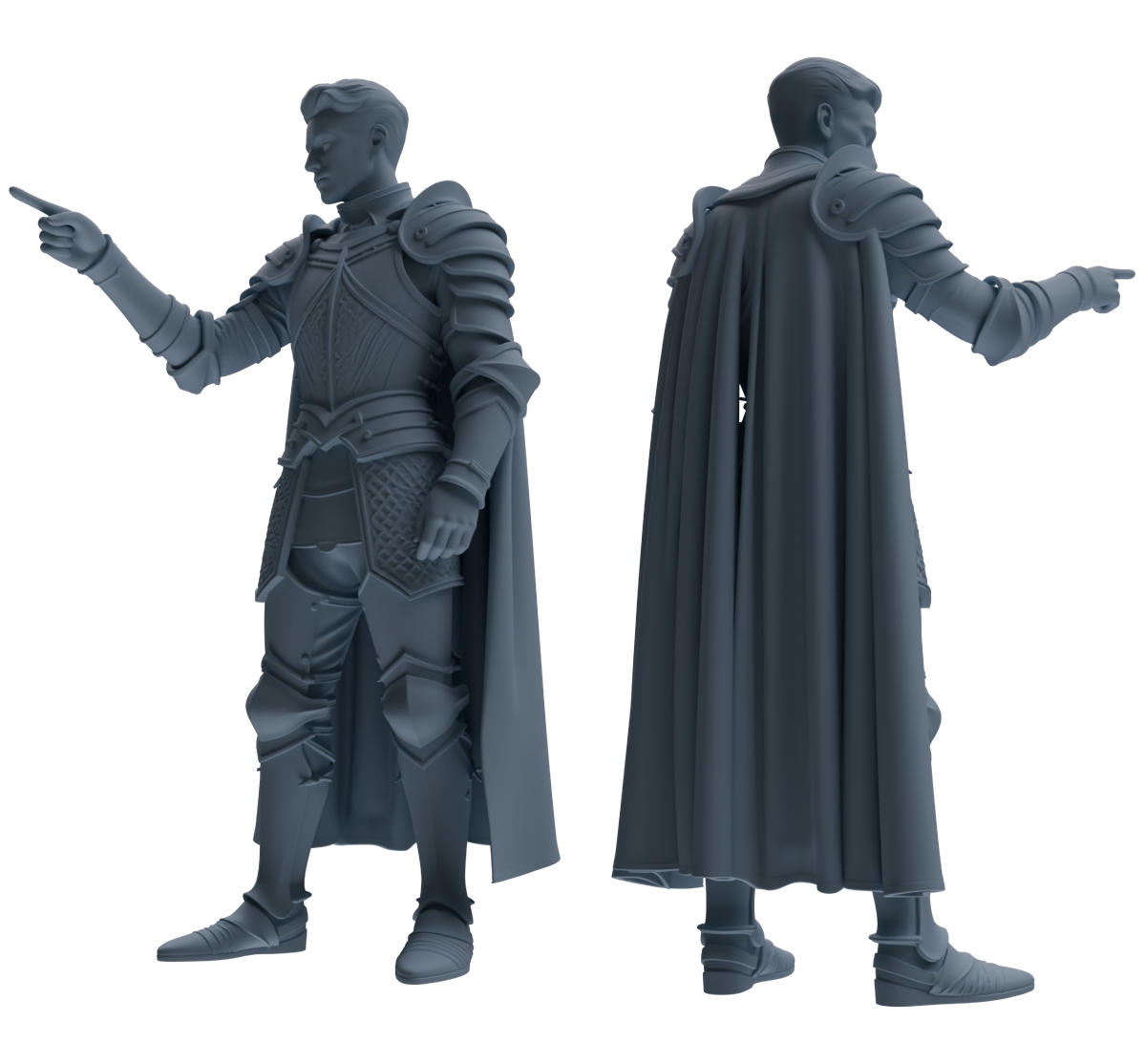 MRY-SFW SSTR097 Miniatures Soldier Model Kit Medieval Knight Six-Person Reprimand Group — detail view 6