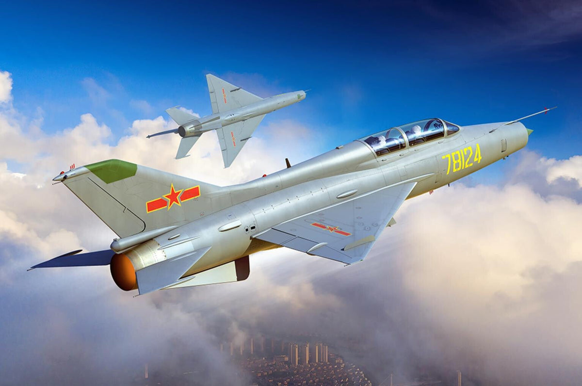 Trumpeter 02825 1/48 JJ-7A Trainer Model Kit Main image