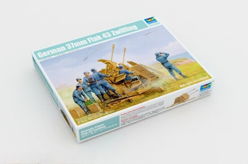 Trumpeter 1/35 02347 German 37mm Flak 43 Zwilling — scale model kit