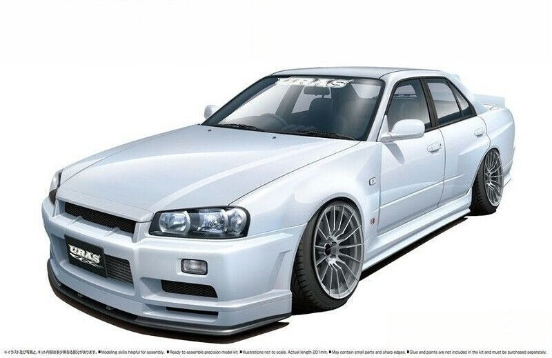 Aoshima AO-05534 1/24 Nissan URAS ER34 SKYLINE TYPE-R '01 NISSAN car Main image