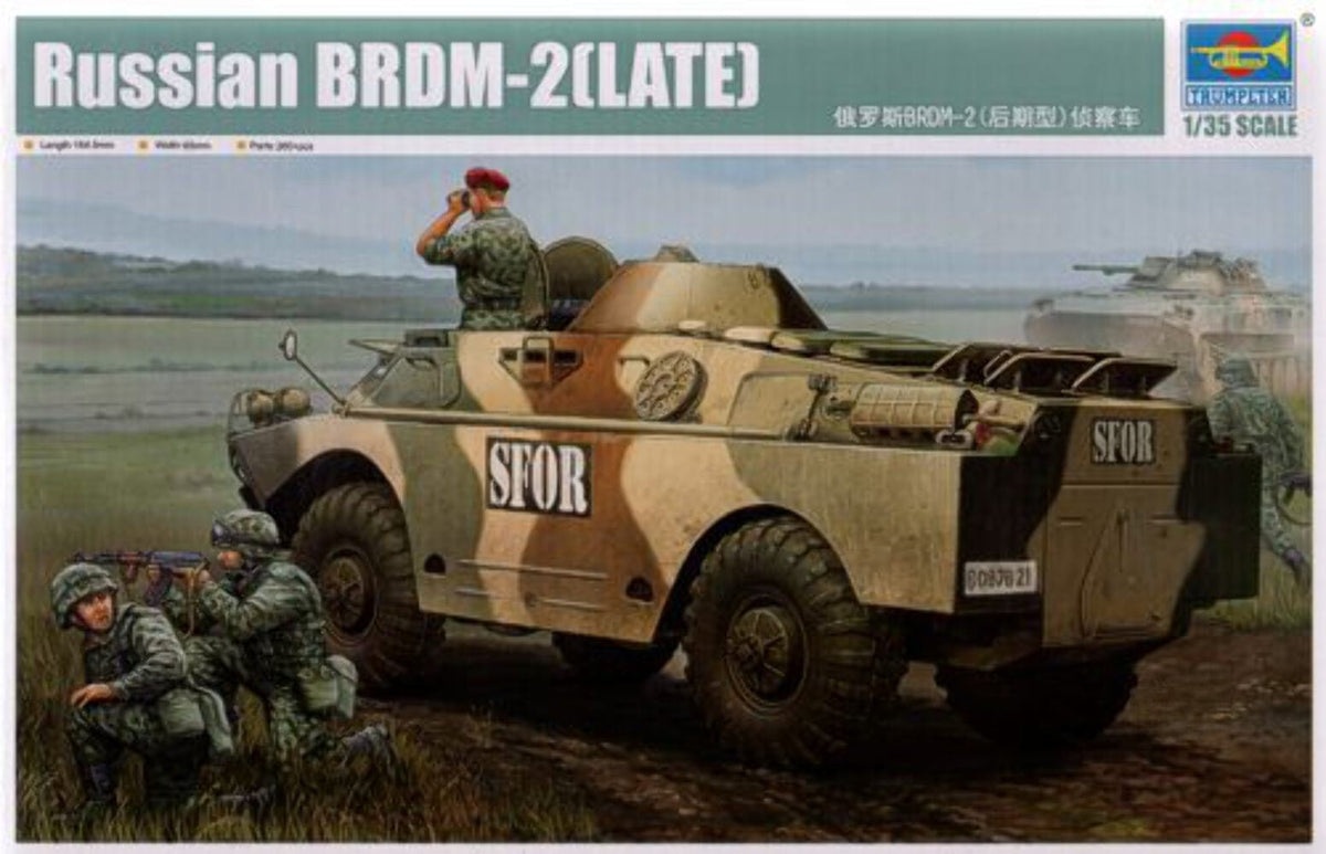 Trumpeter 05512 1/35 Soviet BRDM-2 Late Main image