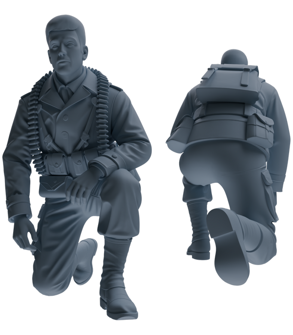 MRY-SFW SSTR077 Miniatures Soldier Model Kit Saving Ryan in Normandy WWII U.S. Army Six-Person Combat Group