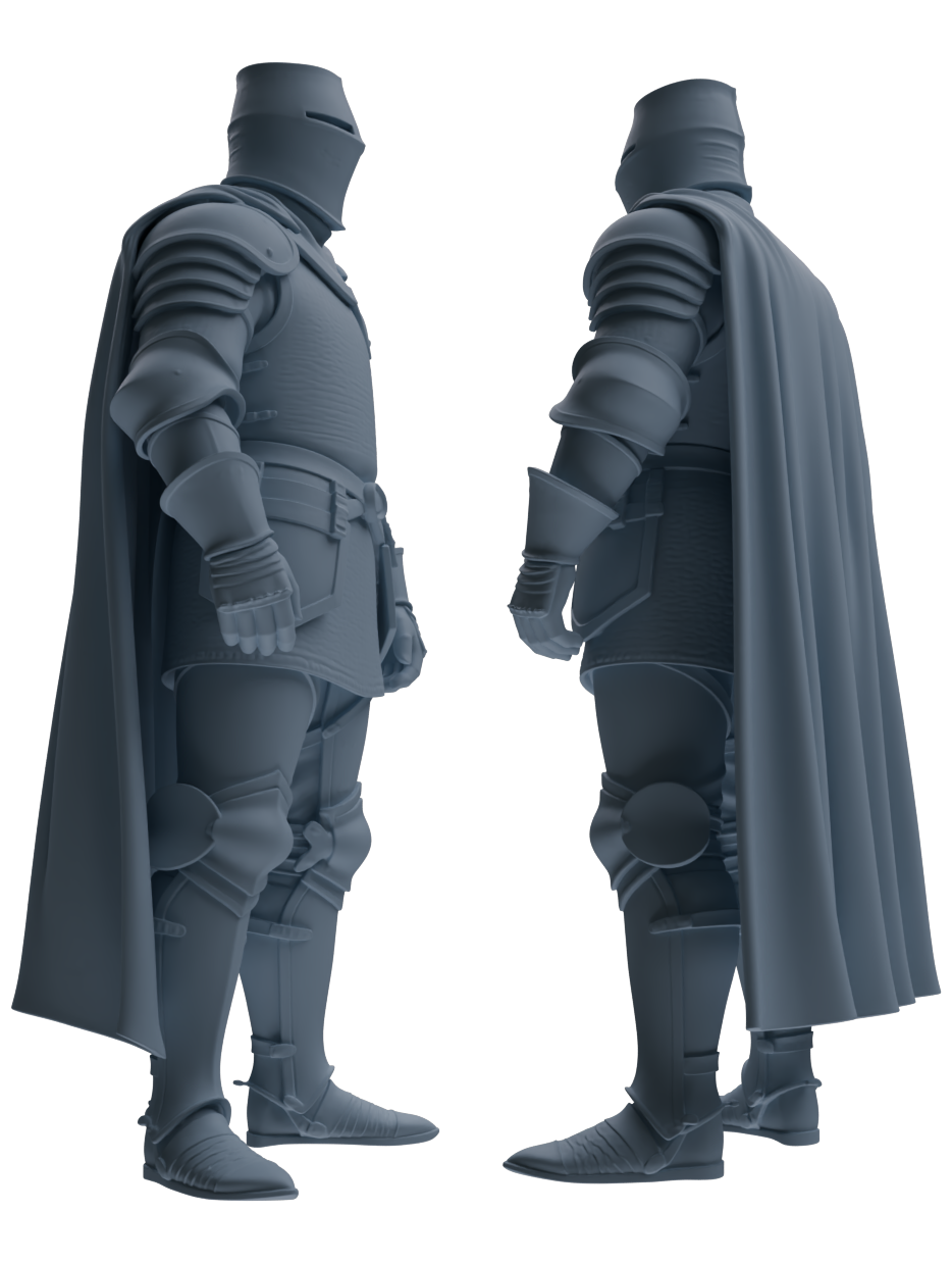 MRY-SFW SSTR097 Miniatures Soldier Model Kit Medieval Knight Six-Person Reprimand Group — detail view 7