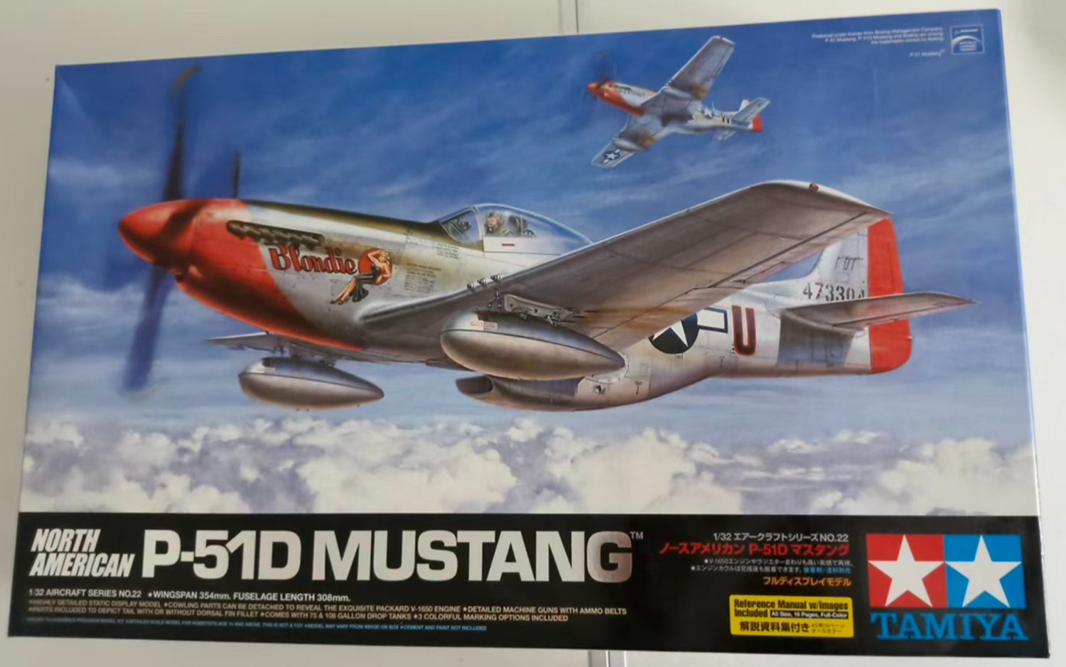 TAMIYA 60322 P-51D Mustang Hobby Model Kit 1/32 Secondary image